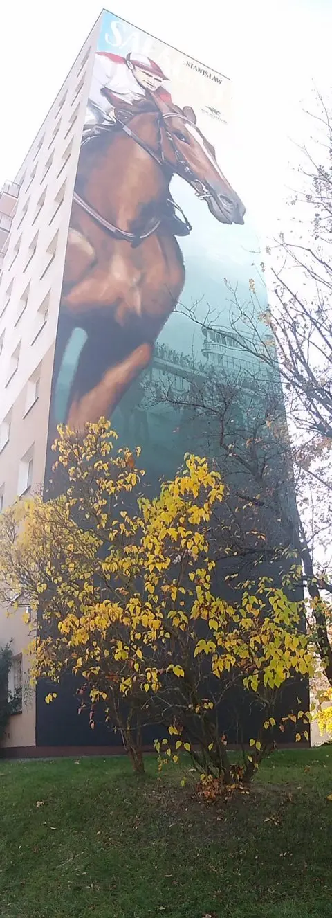 Mural poświęcony Stanisławowi Sałagaju 2