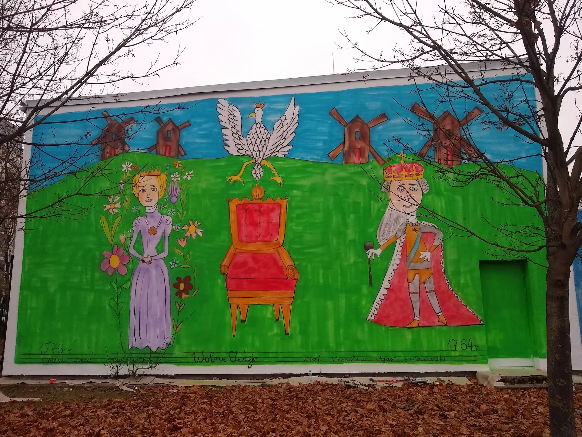 Mural upamiętniający wolne elekcje I Rzeczypospolitej 1