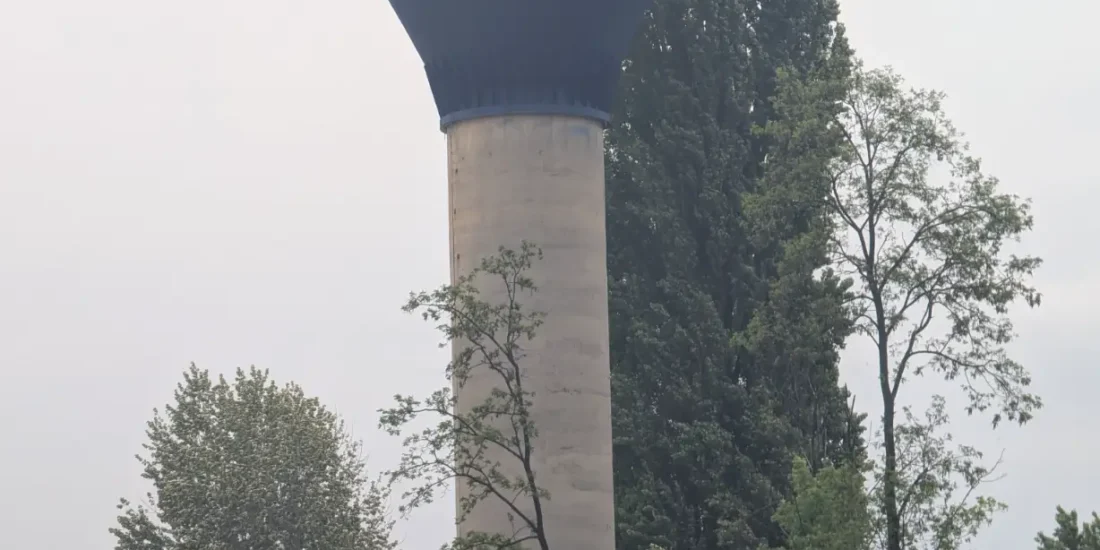 Mural na wieży ciśnień BioBazar 1