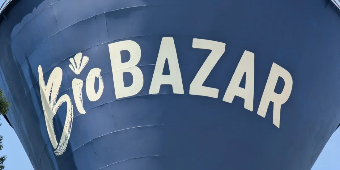 Mural na wieży ciśnień BioBazar 5