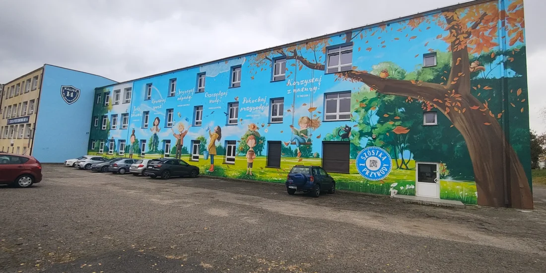 Mural ekologiczny dla szkoły podstawowej w Kaliszu - 1