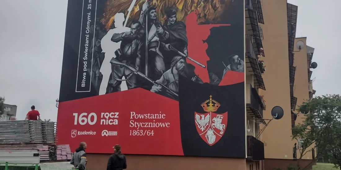 Mural historyczny Powstanie Styczniowe - 1